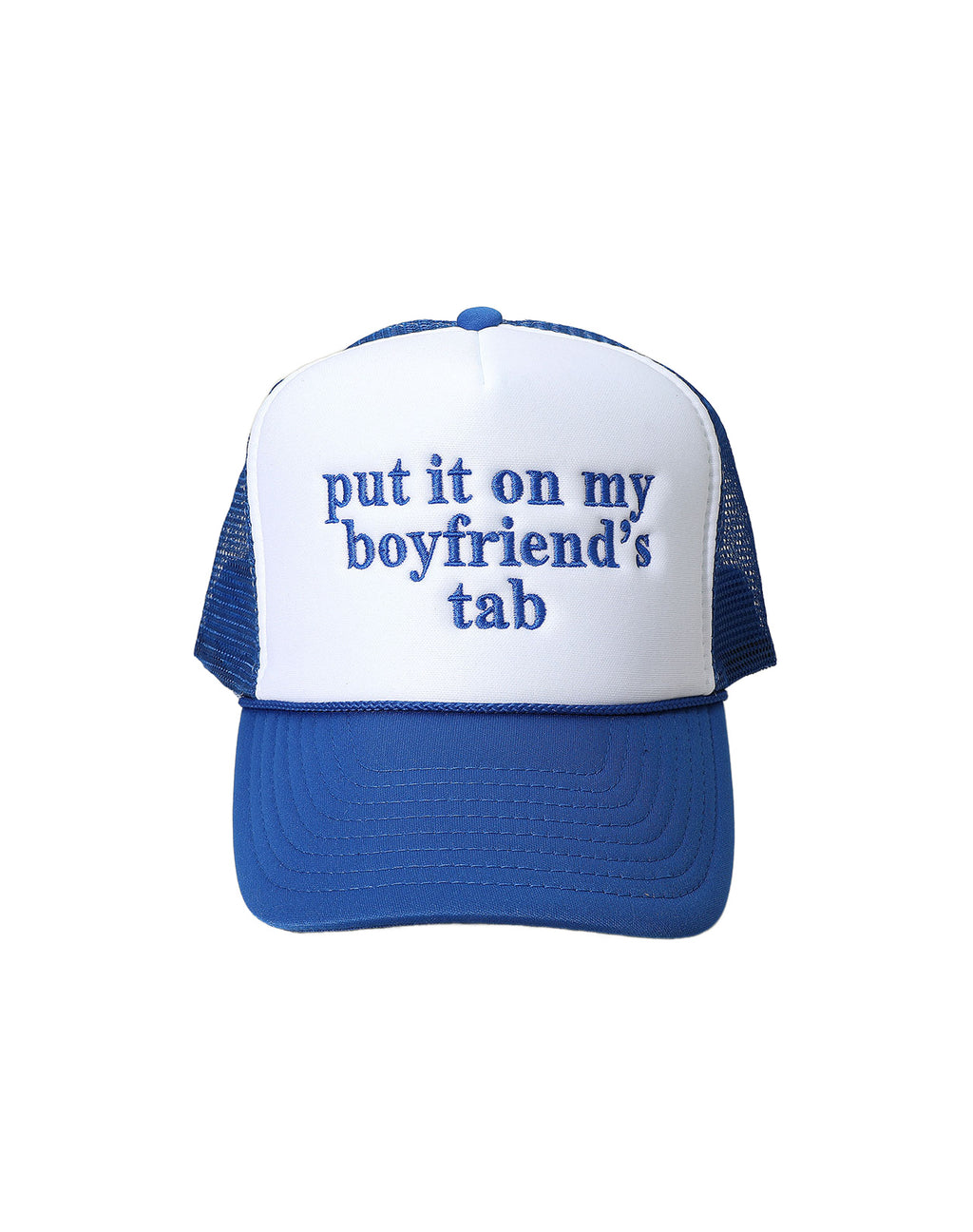 New York Is My Boyfriend Baseball Cap Wholesale New York is my Boyfriend Baseball Hat- Blue Denim  main image 4
