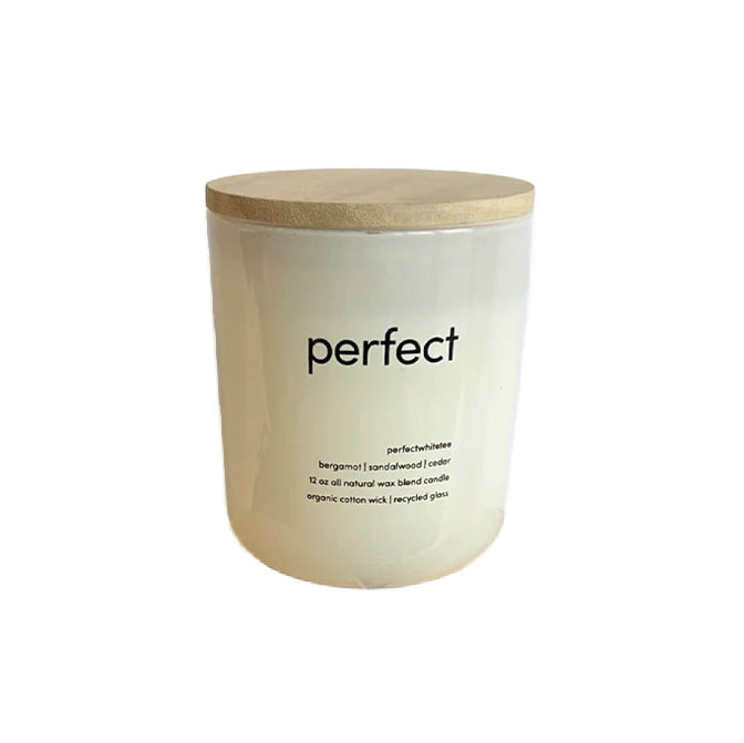 Perfect Candle White Bergamot/Sandalwood/Cedar  12 oz.