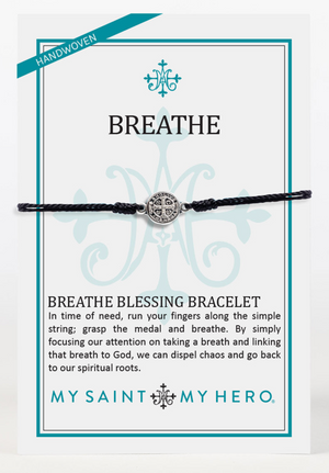 Breathe Blessing Bracelet Black