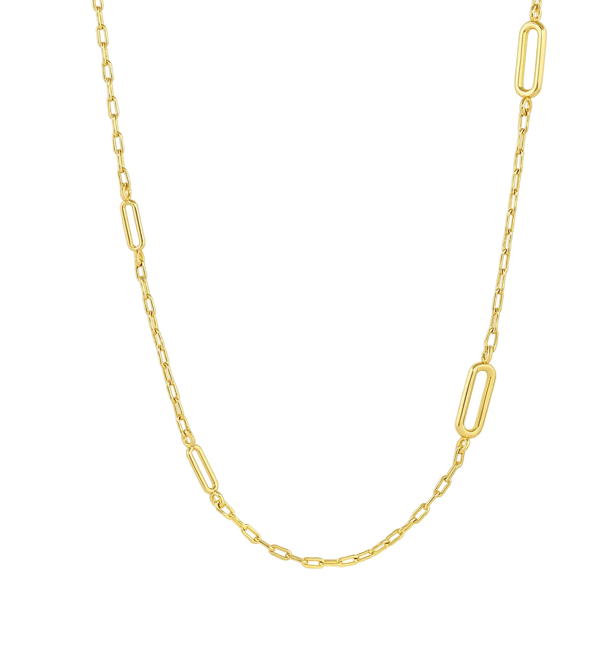 Zoey Link Necklace -Gold