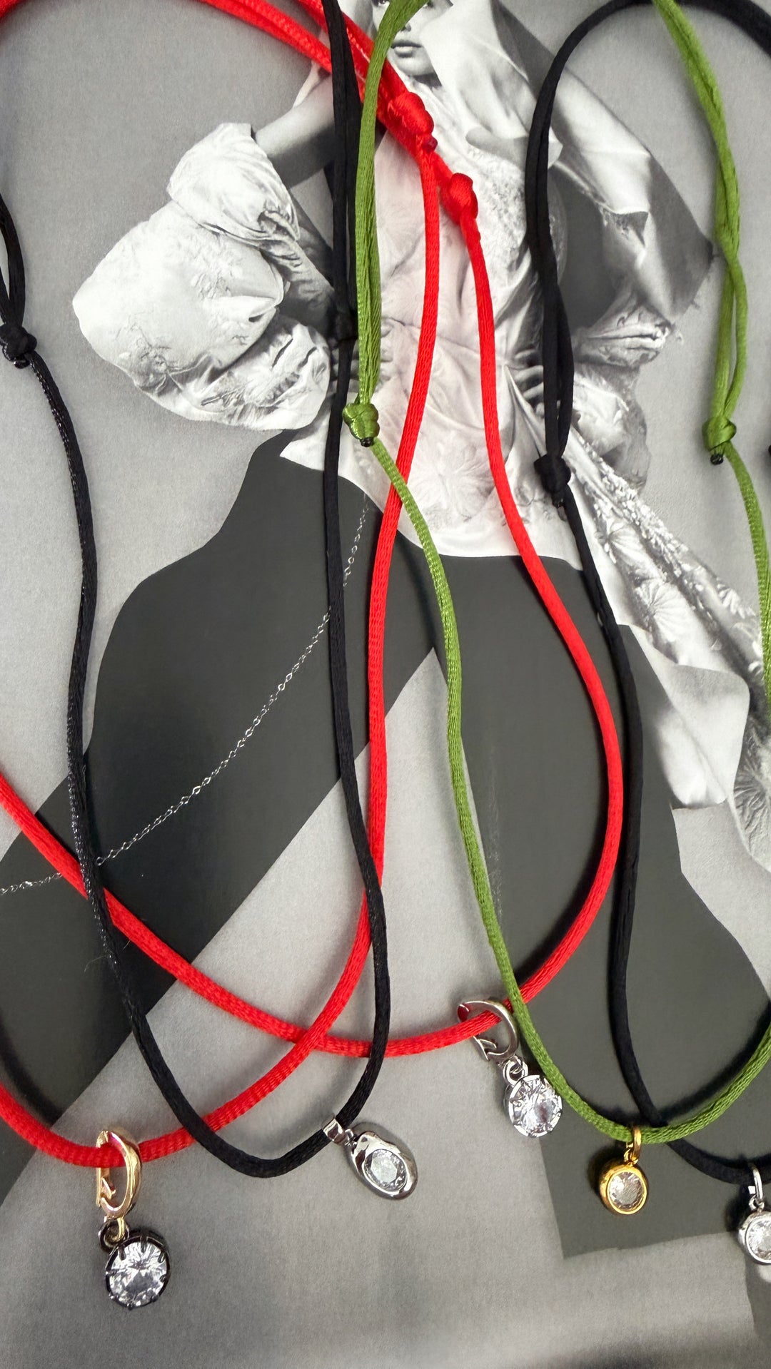 Frankie Red Cord/Platinum