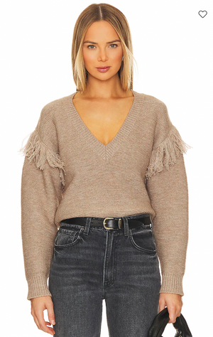 Anderson Fringed Tunic Oat