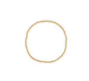 Gold Plated Beaded 2mm