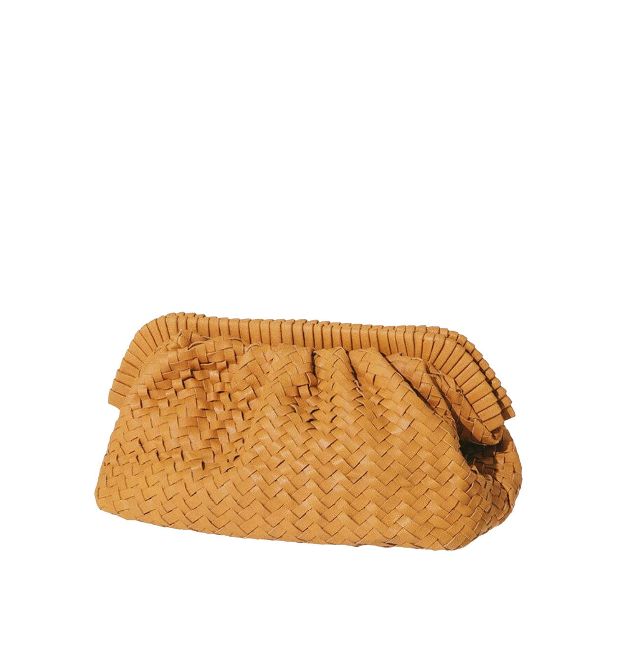 Camel Clutch Bag - Woven Clutch Purse | Likha