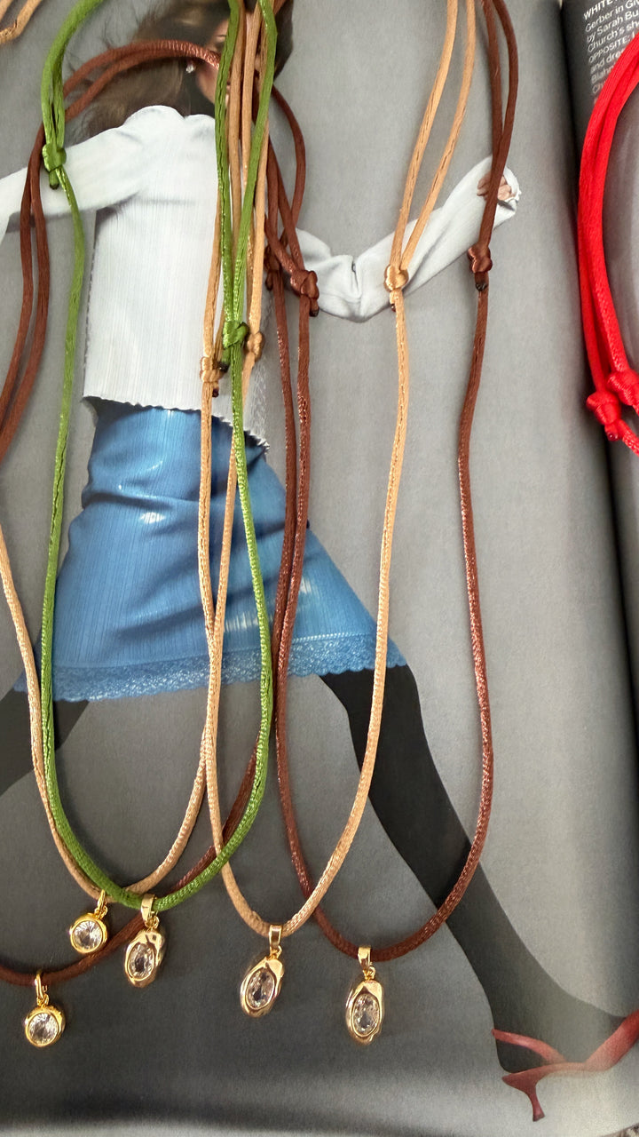 Frankie Red Cord/Platinum