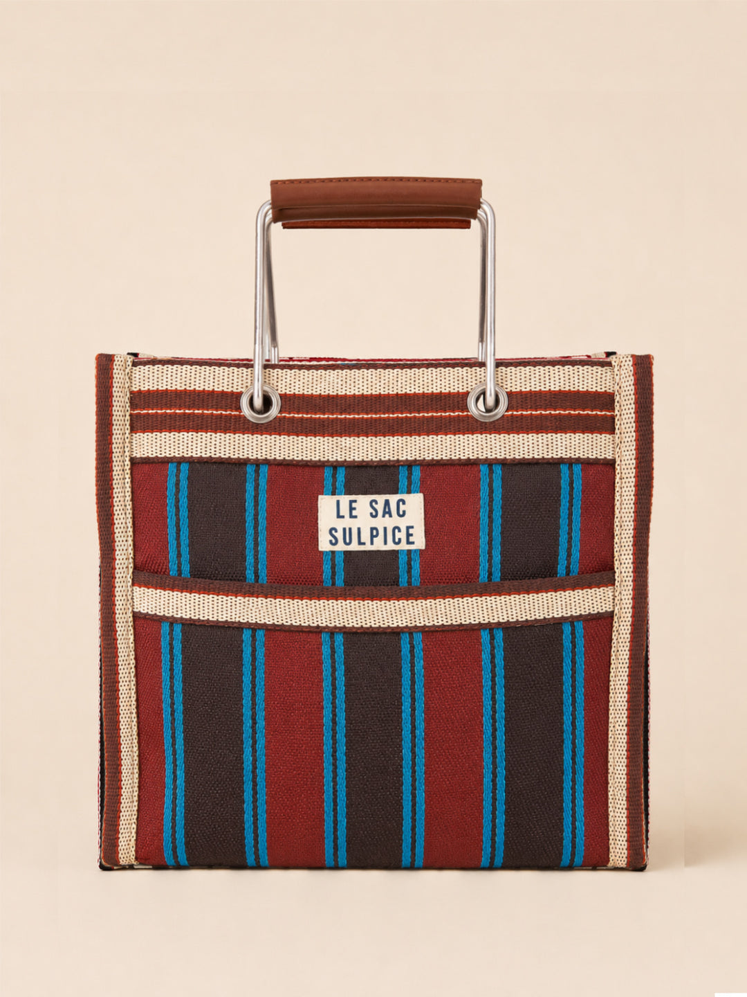 Palma Mini Metal Handle Tote Cassis