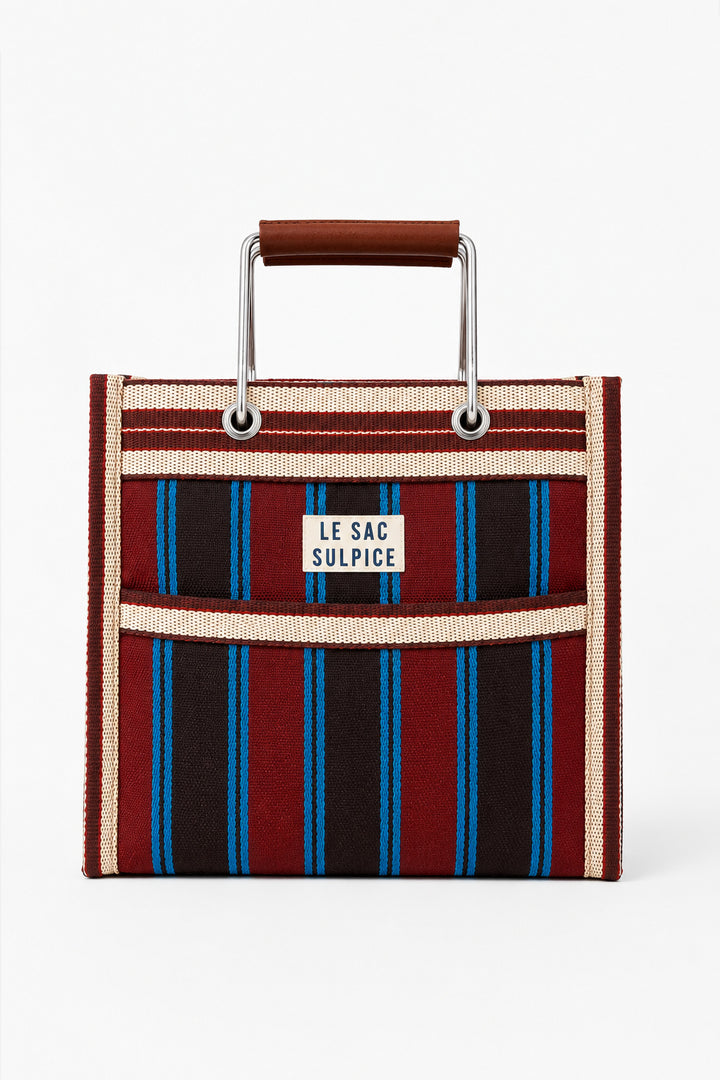 Palma Mini Metal Handle Tote Cassis