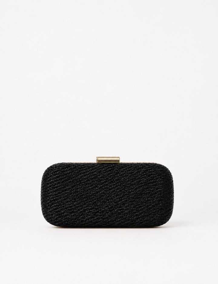 Quinn Evening Clutch-Black