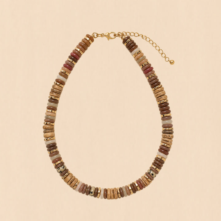 Claudet Collection-Flat Beaded Browns