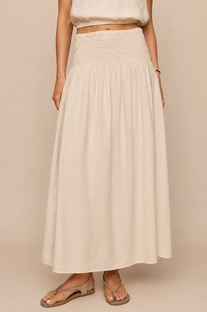 Brooke Skirt-Cream