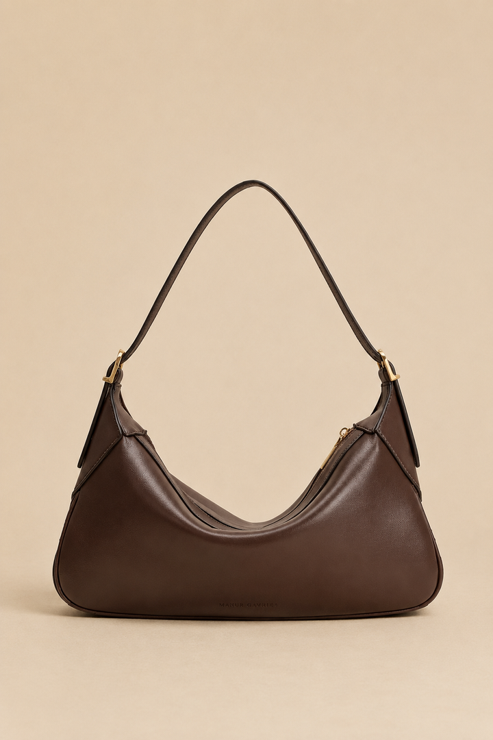 Nicolette Vegan Shoulder Bag-Espresso