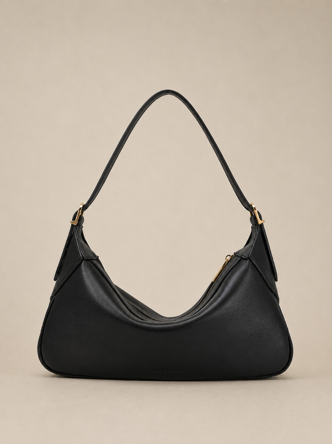 Nicolette Vegan Shoulder Bag-Black