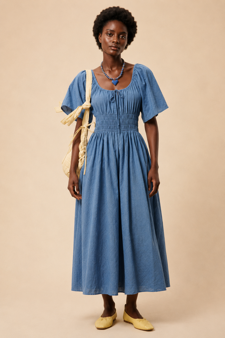 Yemanja Dress-Blue Jean