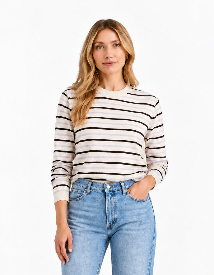 O'Connor Pullover-Cream Combo