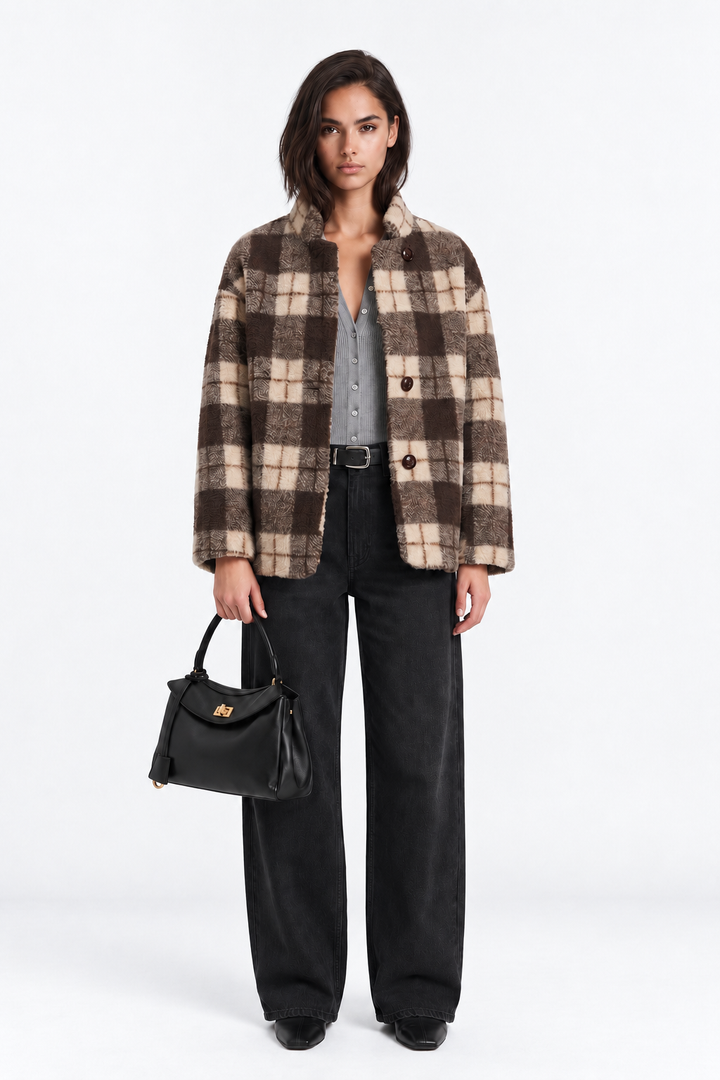 Luisa Jacket-Plaid