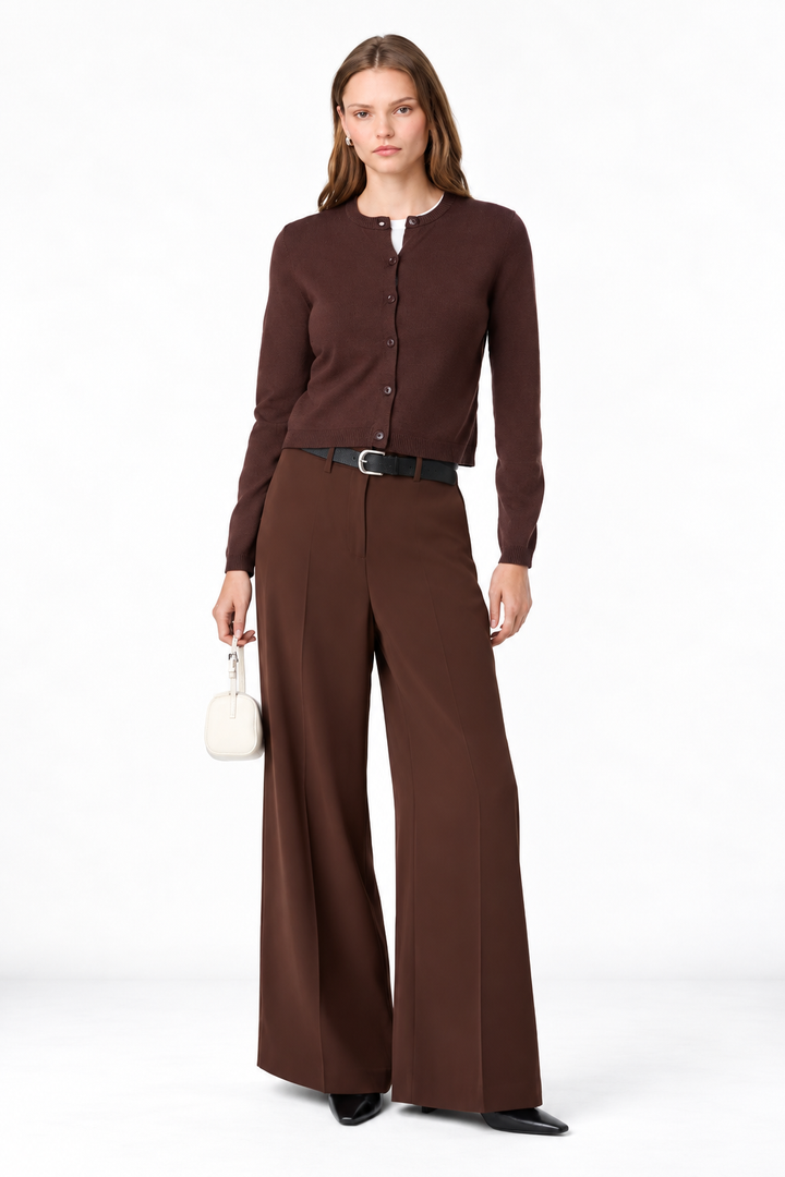 Harry Suiting Trouser-Cocoa Brown