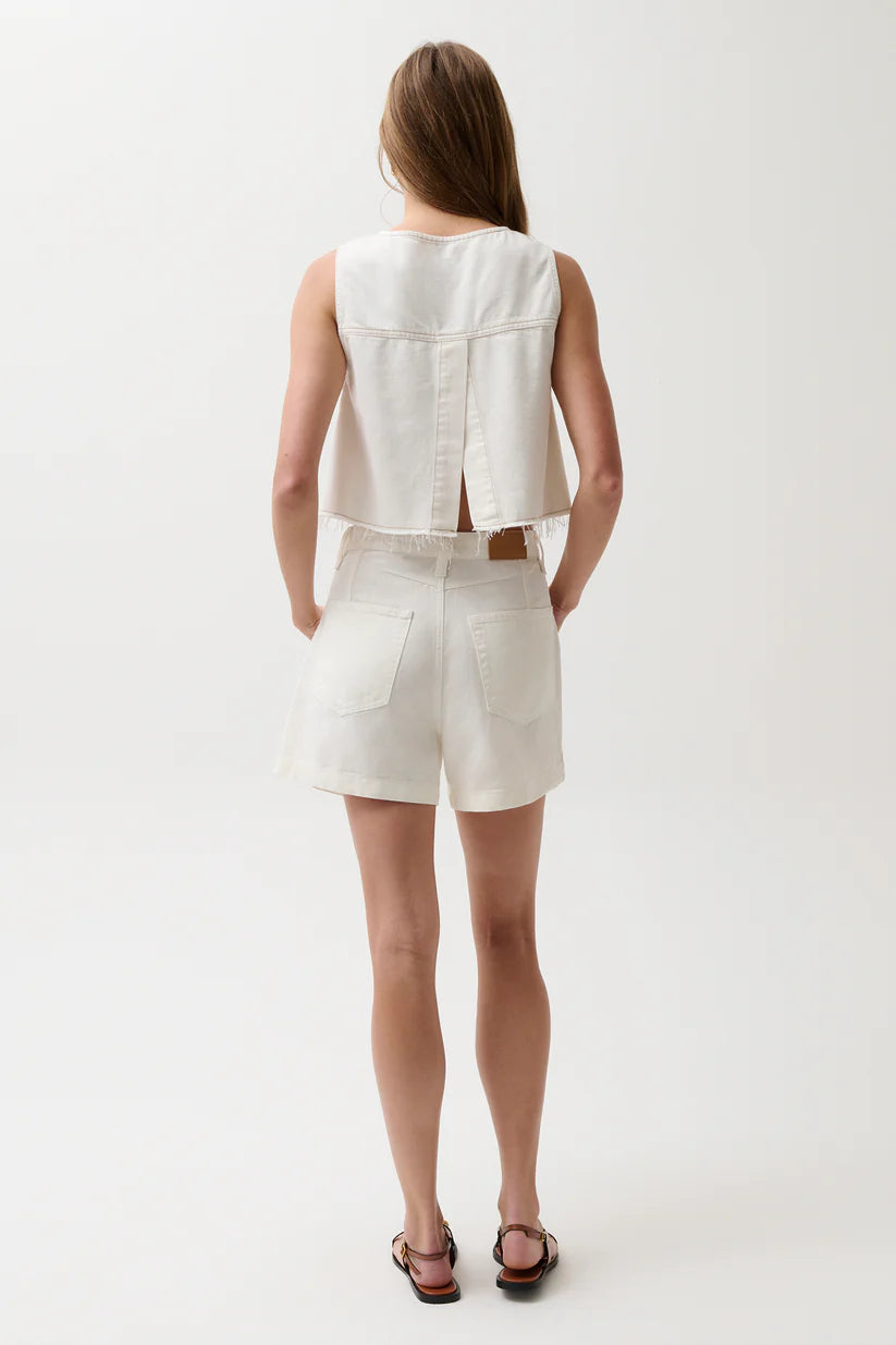 Kimora High Rise Short-Egret