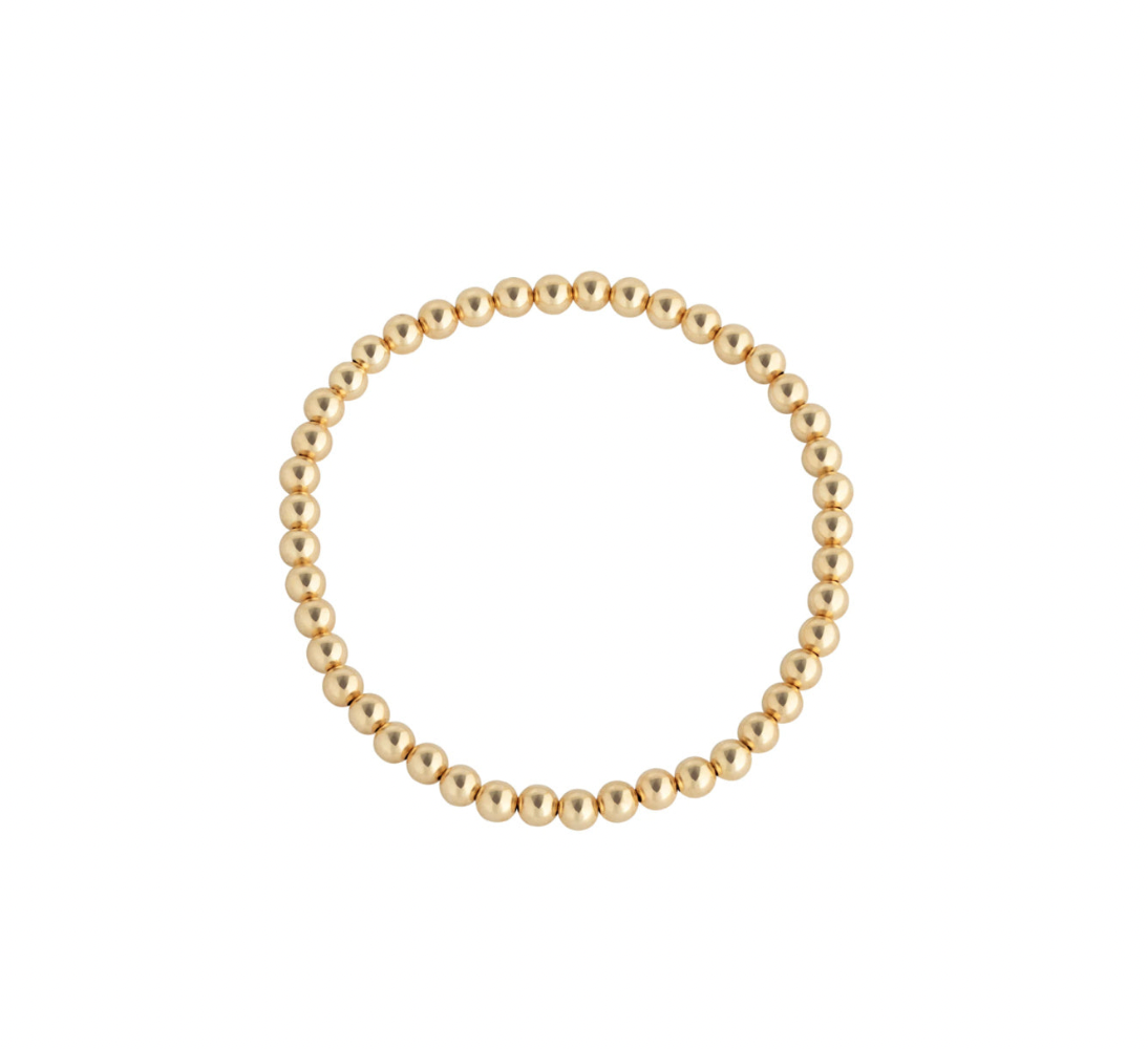 Gold Plated Beaded 3mm