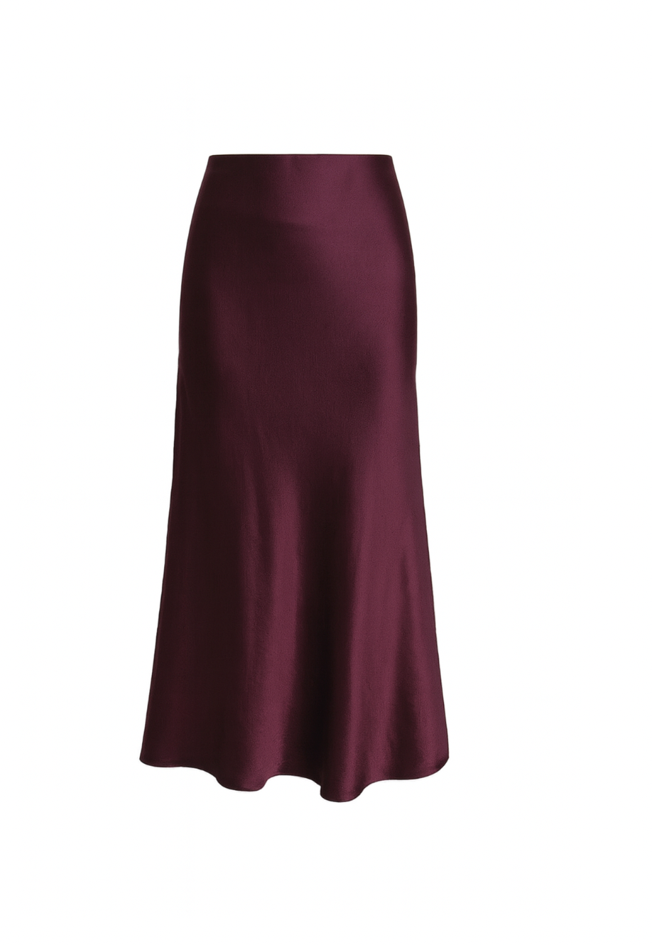 Farrah Midi Skirt Plum