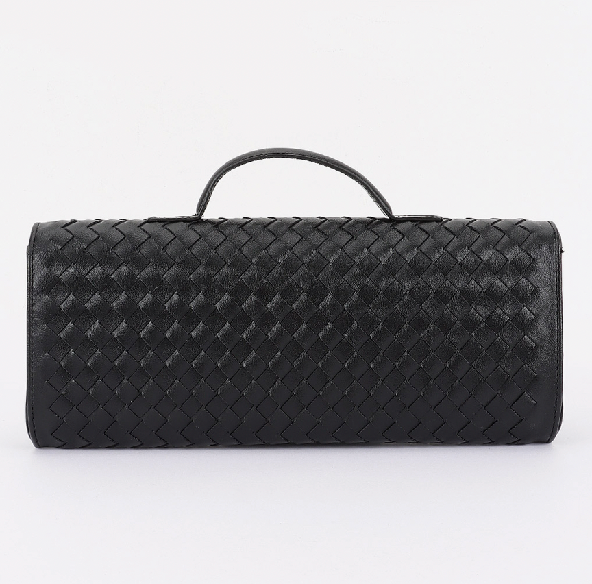 Lana Woven Black Knot Hardware