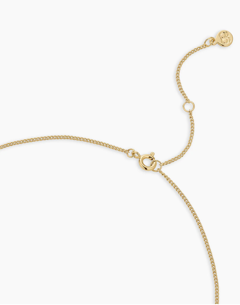 Lose Yourself Necklace - 18K Gold/Black