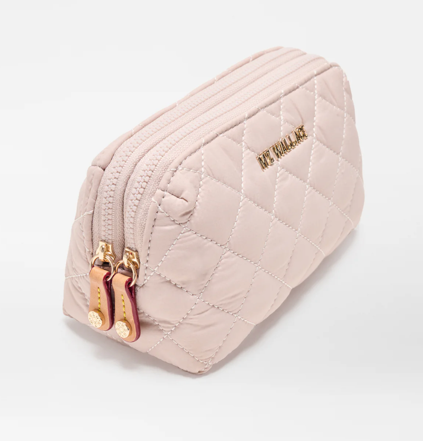 Double Zip Cosmetic City Pink