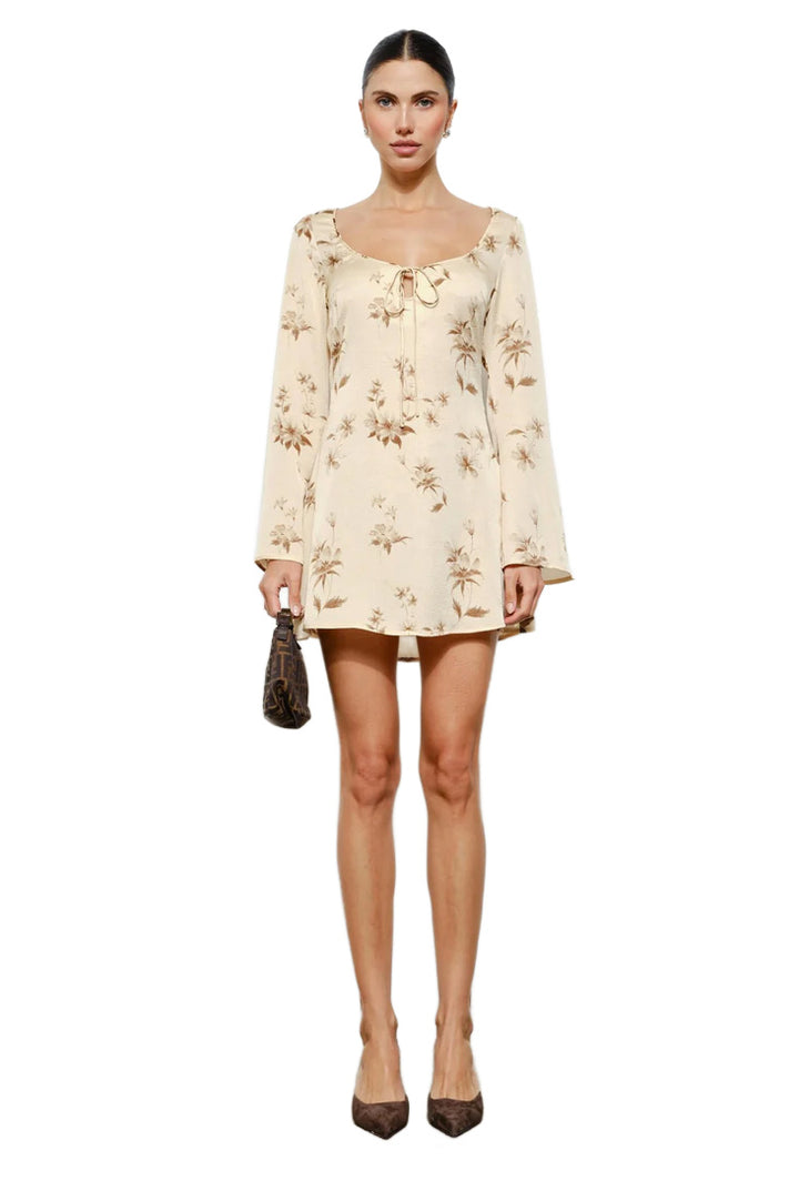 Nadia Mini Dress-Buttercream