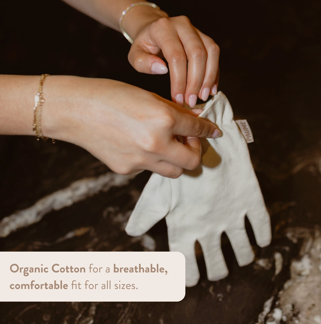 Organic Cotton Overnight Gloves