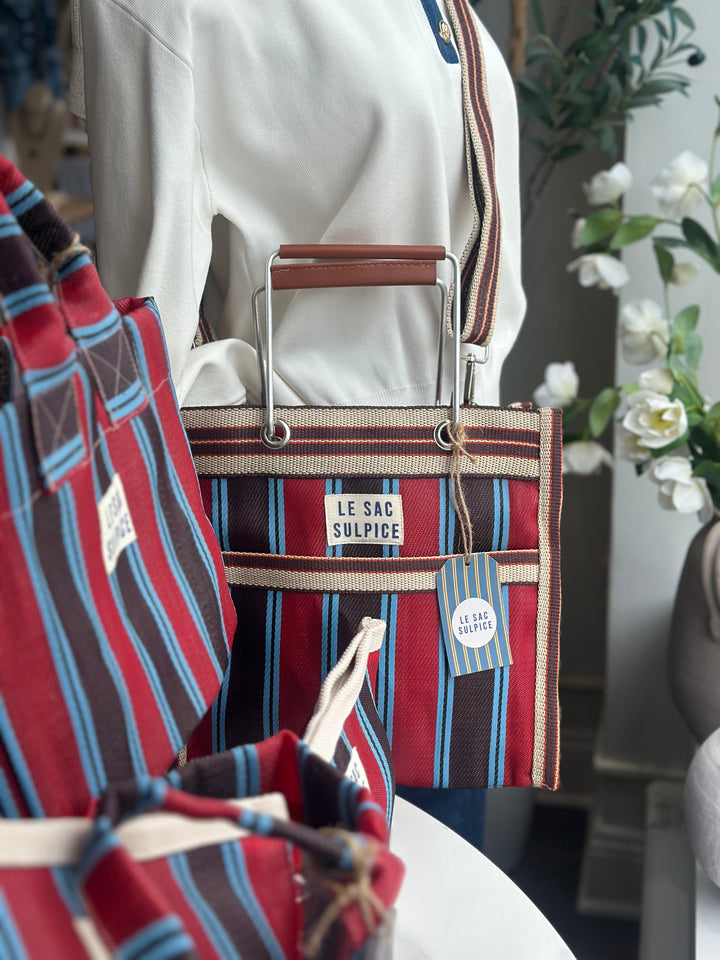 Palma Mini Metal Handle Tote Cassis