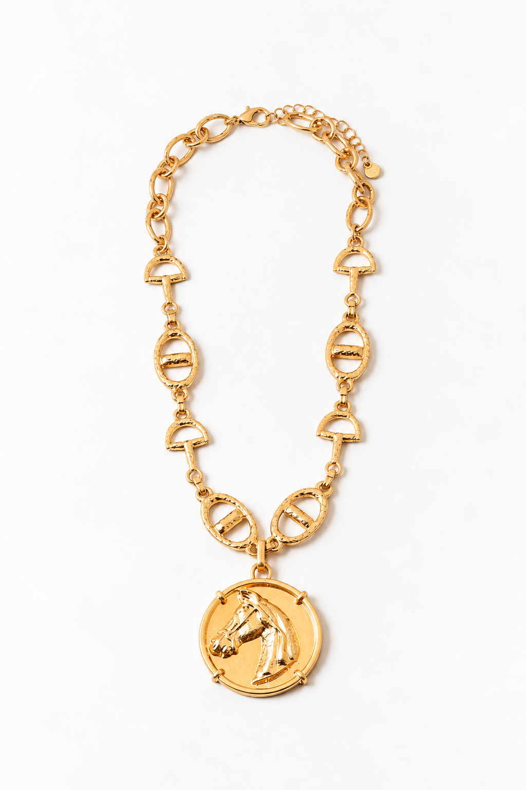 Evi Collection-Large Horse Pendant on Gucci Link