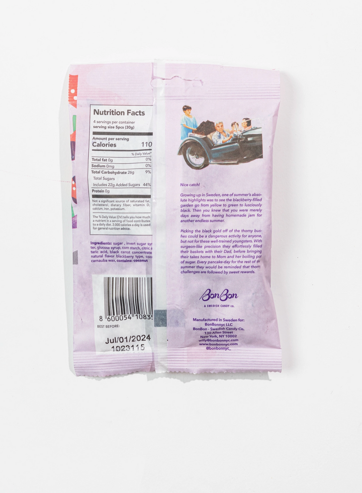 Sour Blackberry Fish - Swedish Candy 5.2oz (150g)