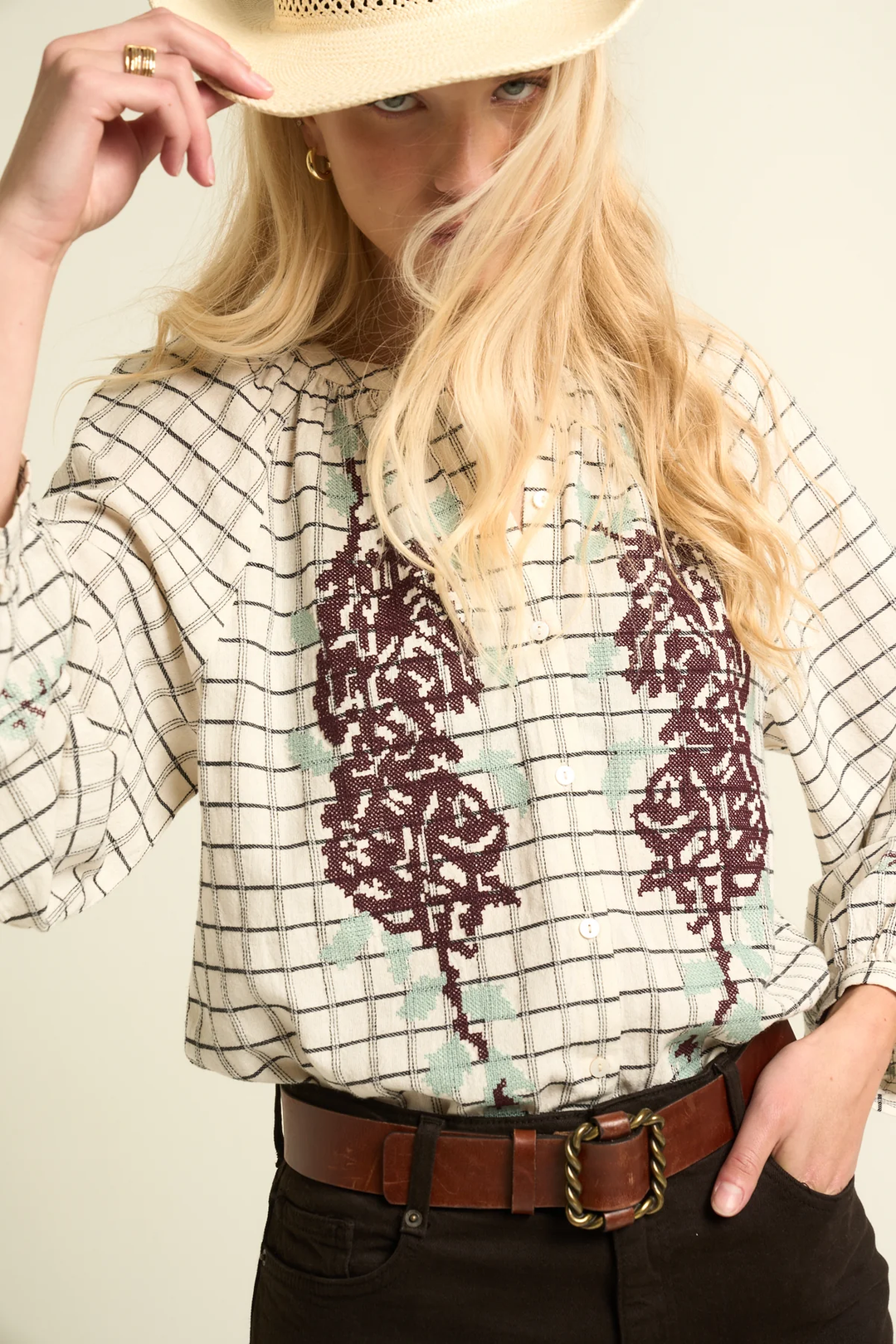 SONMER Kelly Blouse Ecru