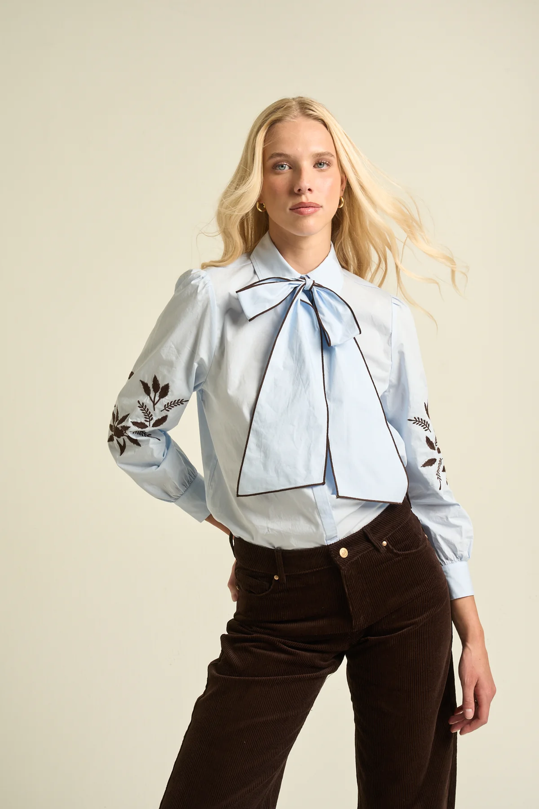 SONMER Lily Blouse Light Blue