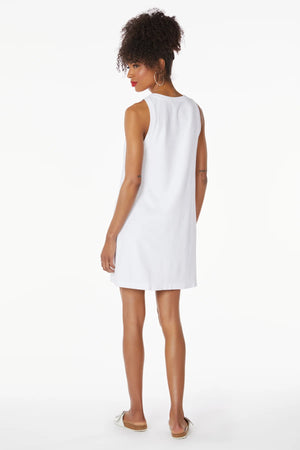 Pocket Dress Cover Up- White