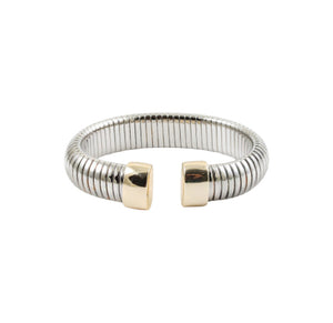 Silver Stainless Slinky Cuff