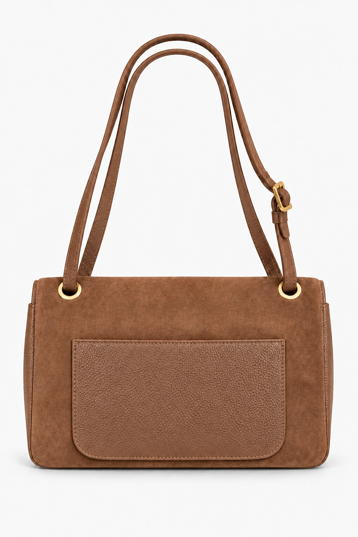 Aurora Leather Tote- Chestnut