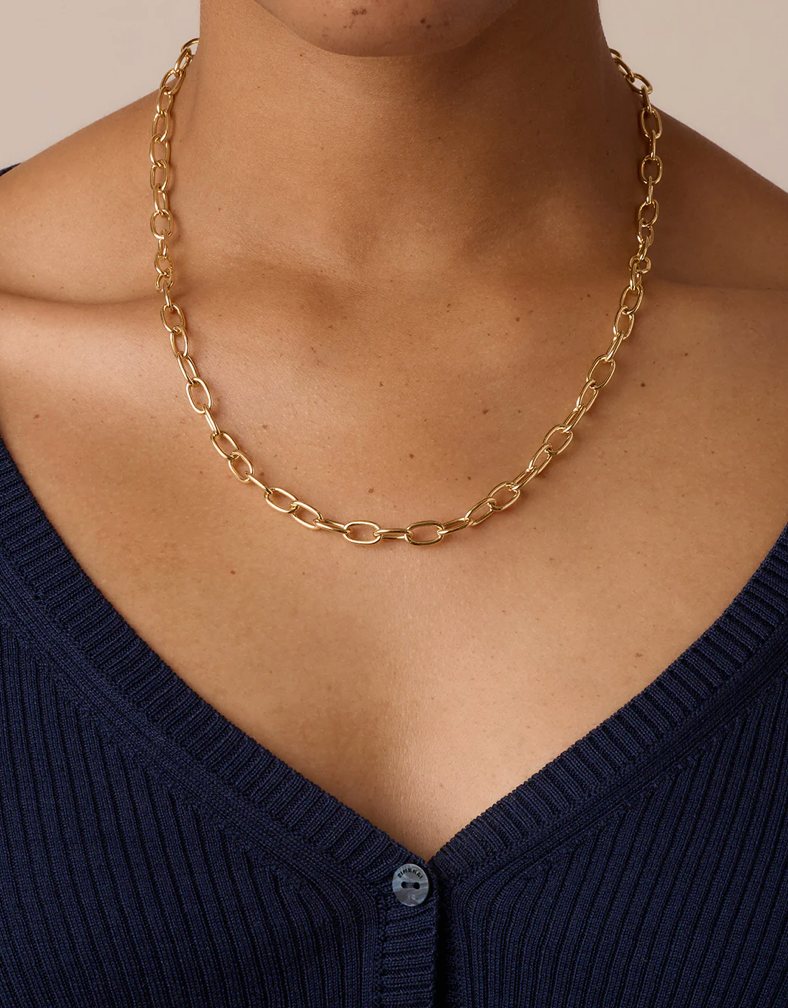 Atlas Lariat -18K Gold