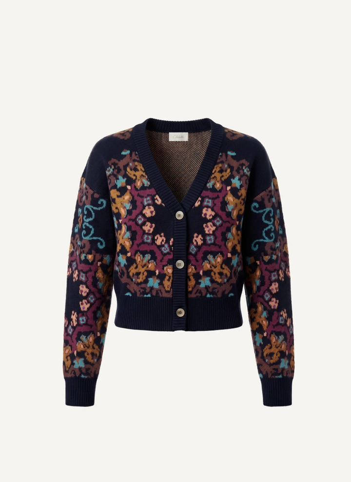 Daniella Sweater -Ebony Print