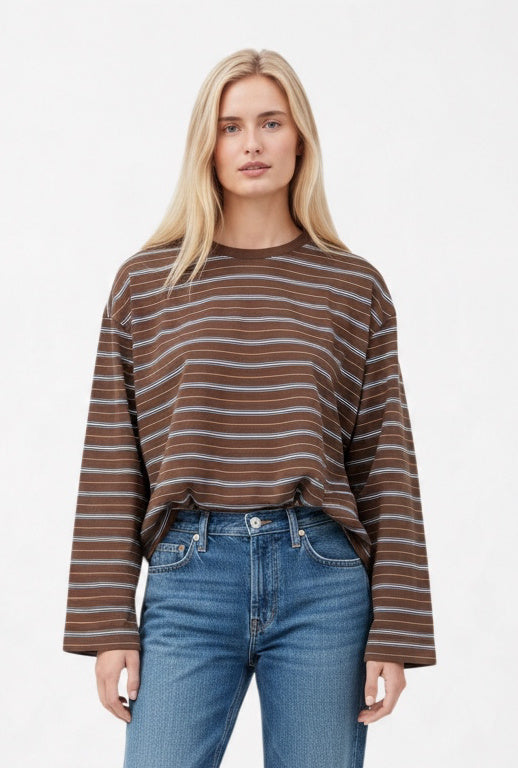 Bailey Top - Brown Multi