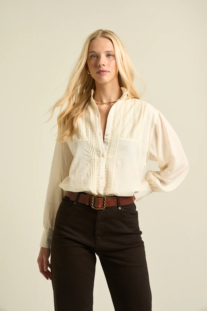 SONMER Alexa Blouse Ecru