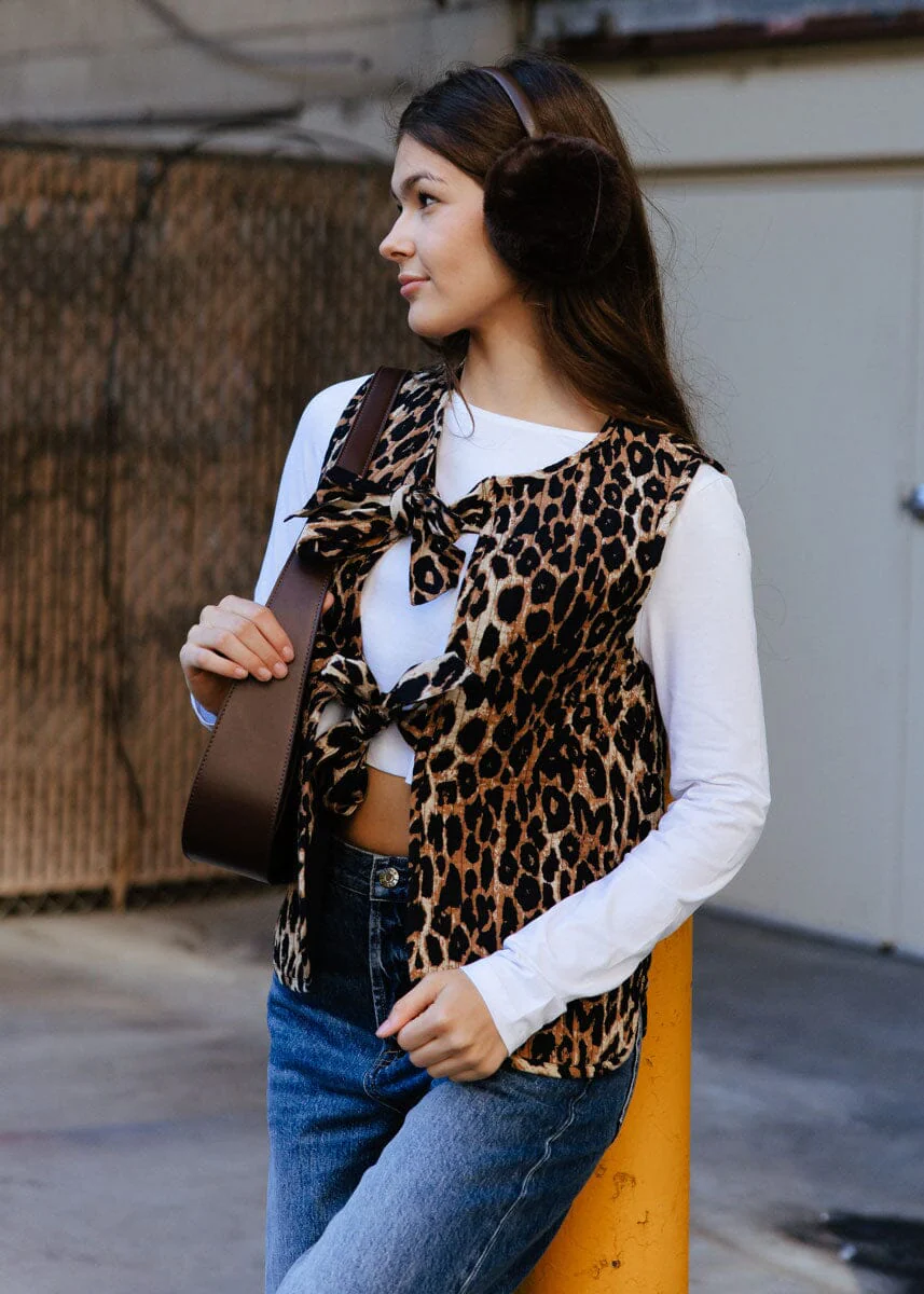 Faux Fur Earmuff - Chocolate