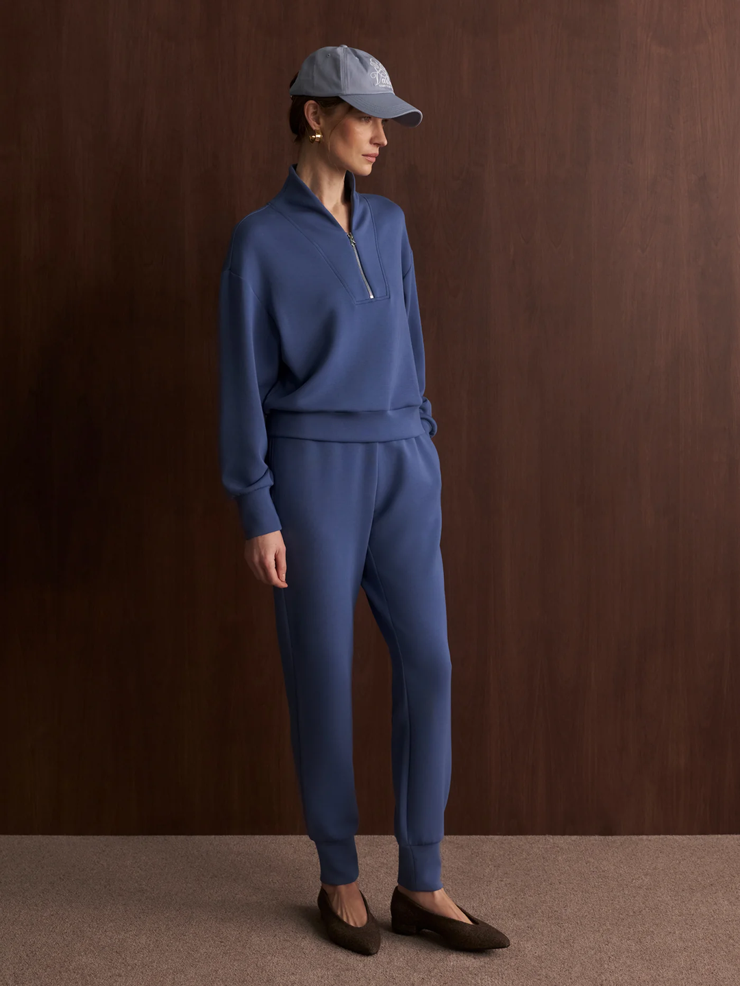 The Slim Cuff Pant-Bijou Blue