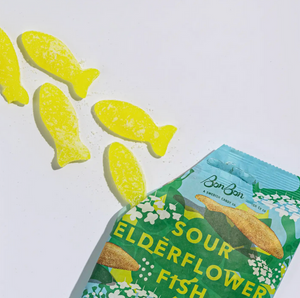 Sour Elderflower Fish - Swedish Candy 5.2oz (150g)