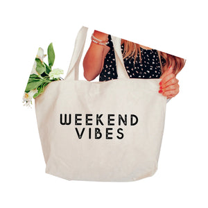 Weekend Vibes Tote Bag XL