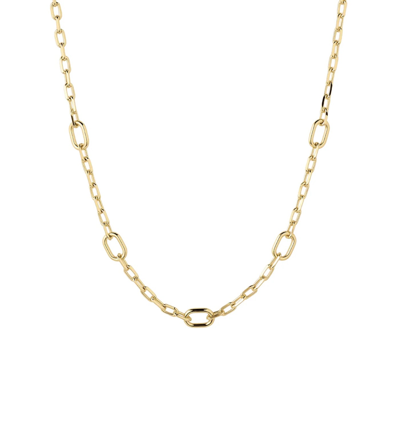 Parker Link Necklace Gold