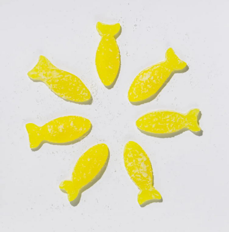 Sour Elderflower Fish - Swedish Candy 5.2oz (150g)