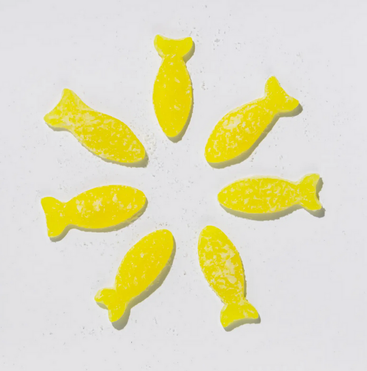 Sour Elderflower Fish - Swedish Candy 5.2oz (150g)