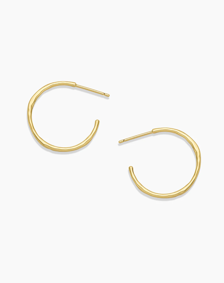 Taner Small Hoops - Gold