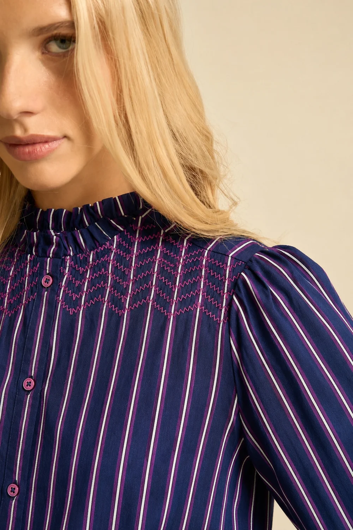SONMER Luna Blouse Navy