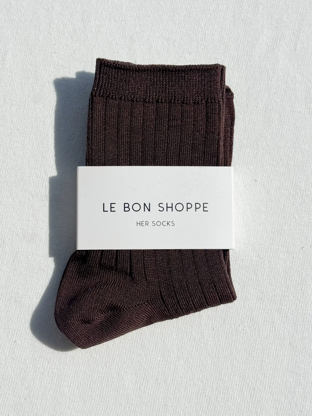 Le Bon Shoppe Her Socks- Brown